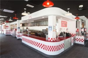 Havelock One was in charge of the turnkey fit-out of FIVE GUYS at La Mer