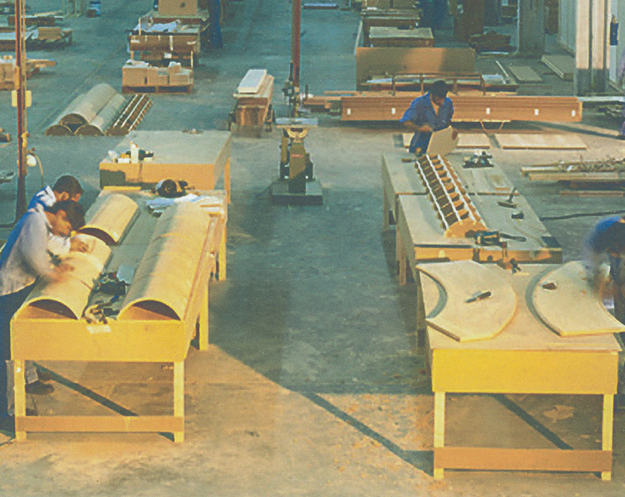 Scenes from our factory in 1998 - joinery