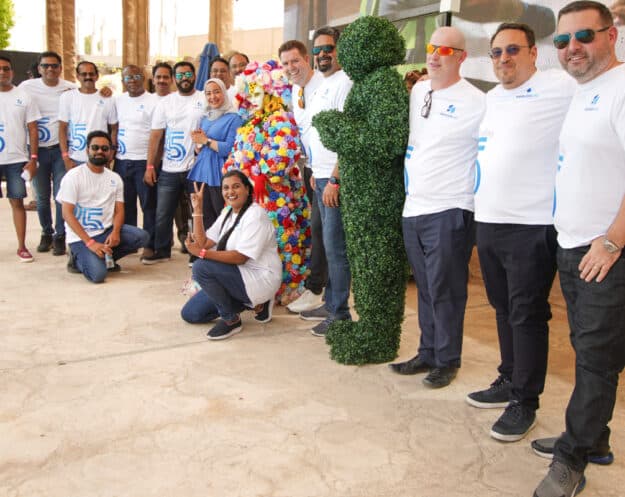 25th Anniversary Event with workers at Lost Paradise of Dilmun, Bahrain